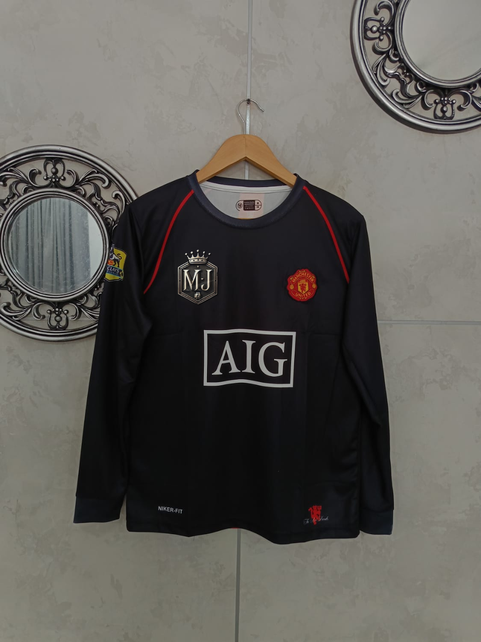 Manchester United 2007–08 Away – Ronaldo 7 Edition (FULL Sleeve, Embroidered Crest)