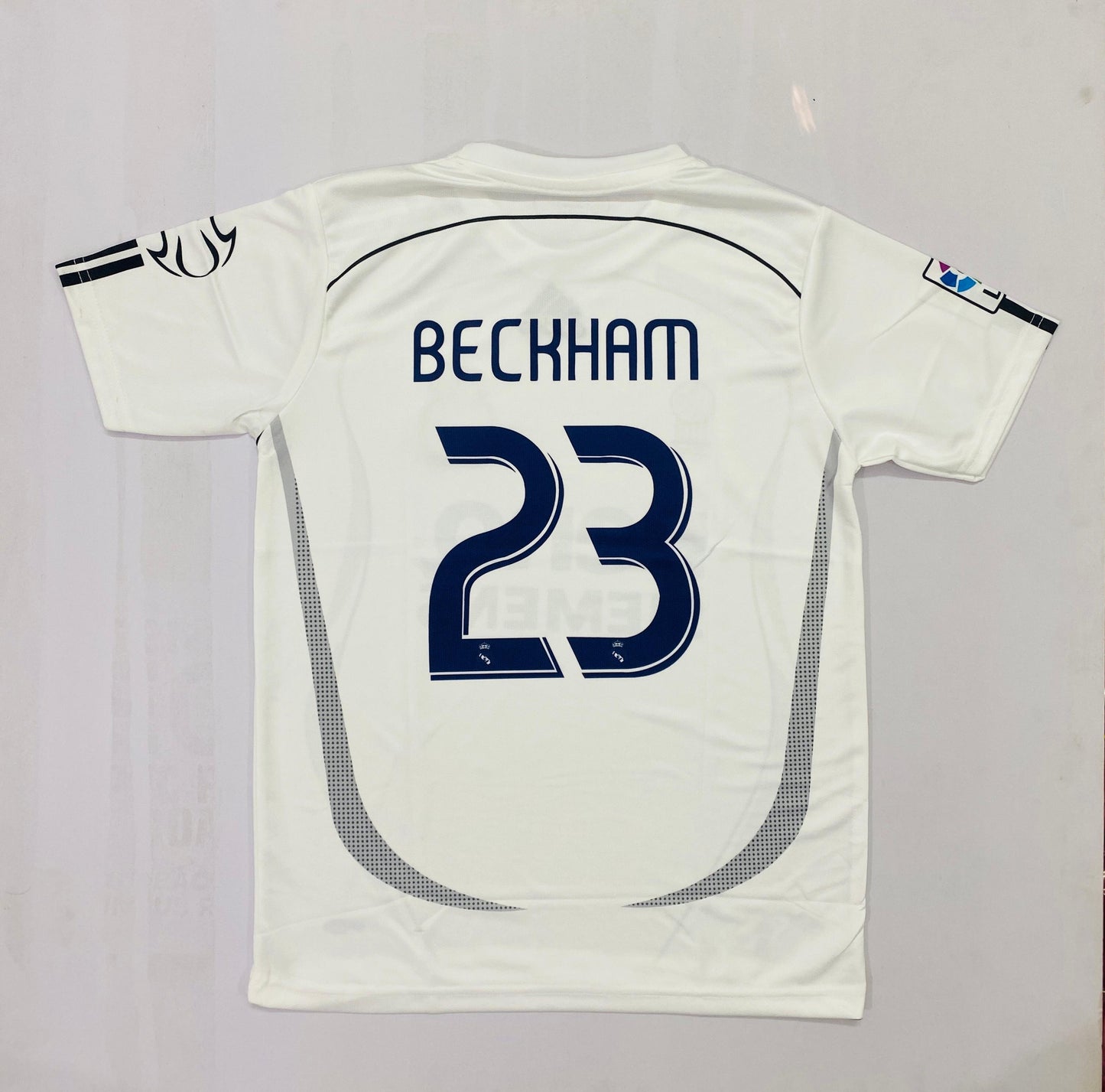 JW OG Madrid 2006-07 Beckham - Half and Embroidery PREMIUM QUALITY(("HS RN EMBROIDERY"))