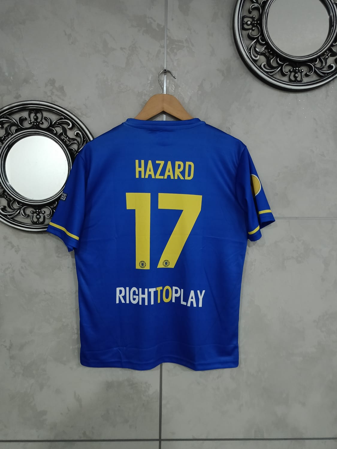 Chelsea 2012-13 Home Hazard - Half and Embroidery[[[A037]]](("HSRNE"))