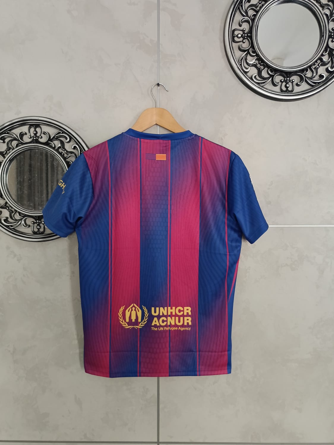 Barcelona 2025–26 Home Kit – “Shaping the Future” Edition (Half Sleeve, Embroidered Crest) 🔵🔴✨