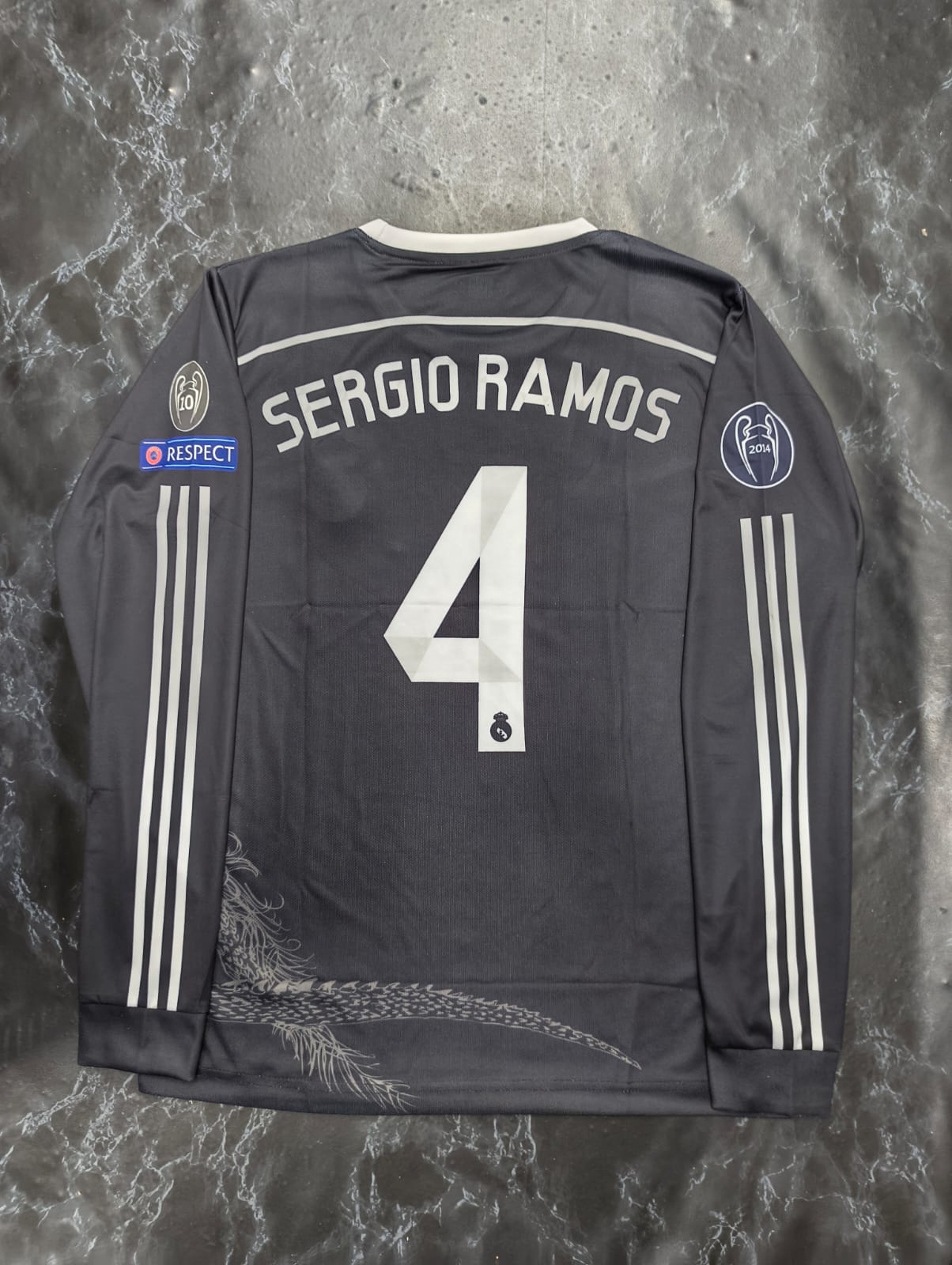 REAL MADRID 2014-15 THIRD KIT FULL SERGIO RAMOS [[[A056]]] (((FSRNE)))