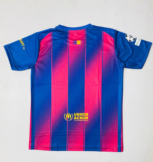 BARCELONA 25/26 HOME KIT HALF SLEEVES EMBROIDERY(("HS RN EMBROIDERY"))