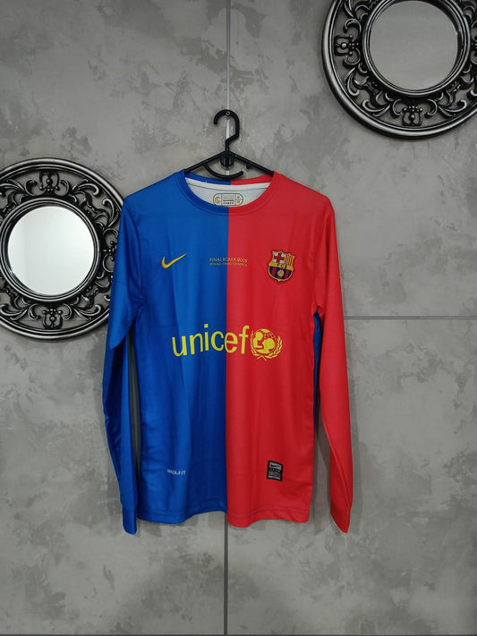 FC Barcelona 2008/2009 Home Full Sleeve — MESSI EMBROIDERY