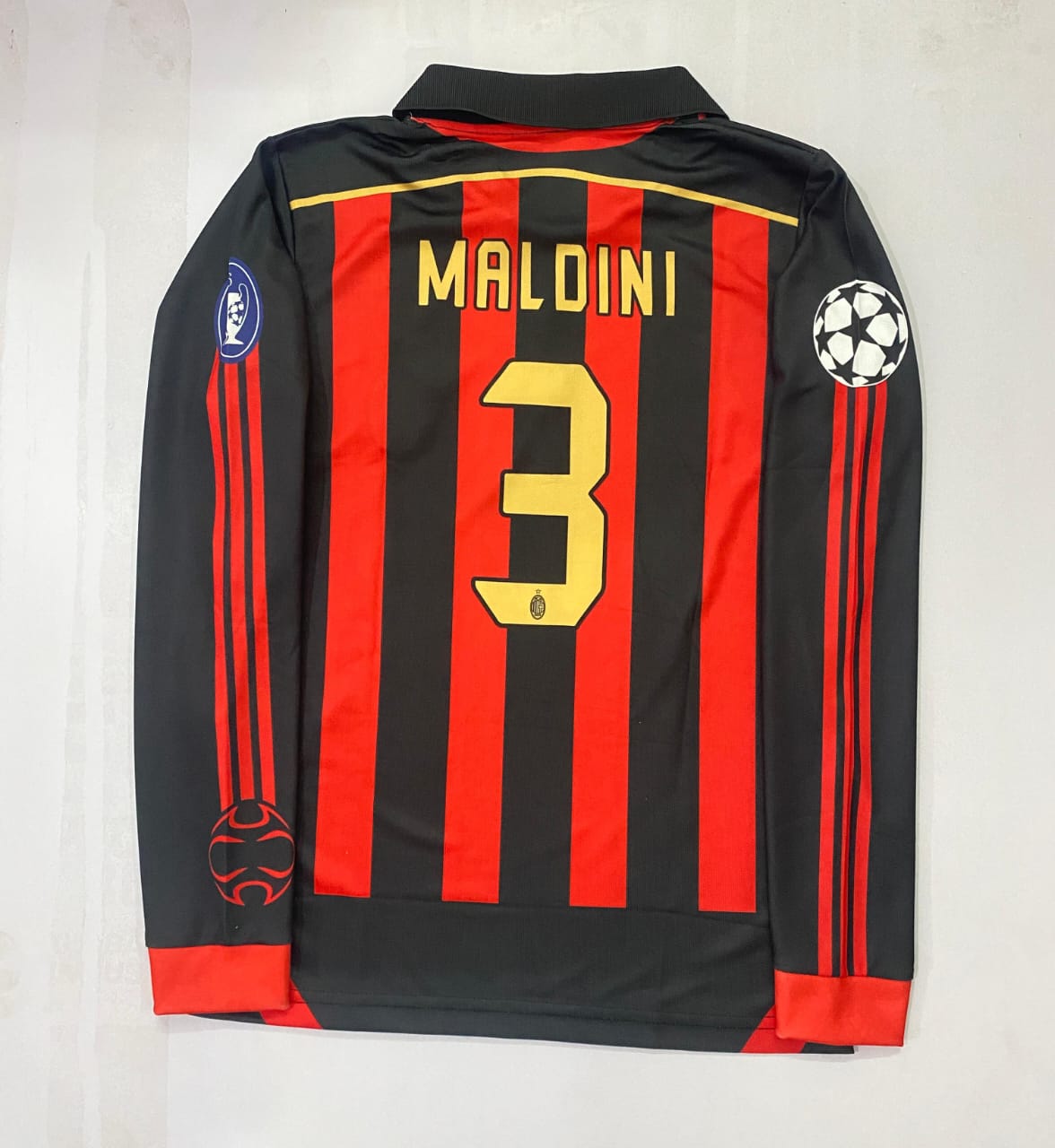 AC Milan 2006-07 Full Sleeve Embroidery MALDINI [[[A059]]](("FSCLE"))