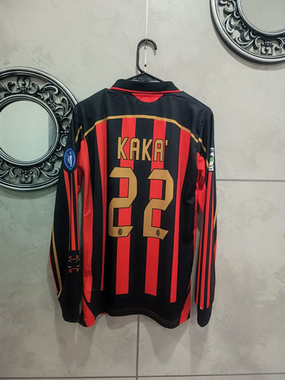 AC Milan 2006 Home – Kaká Edition (Full Sleeve, Embroidered) 🔴⚫✨ (Copy)
