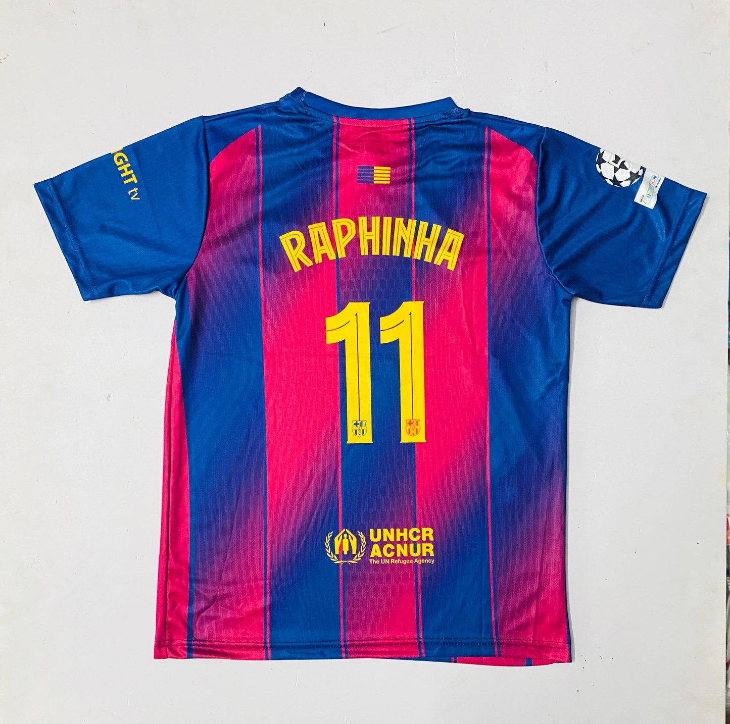 BARCELONA 25/26 HOME KIT HALF SLEEVES EMBROIDERY(("HS RN EMBROIDERY"))