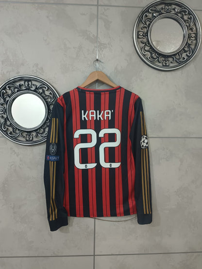 ACMILAN 2013-14 HOME RETRO FULL SLEEVE KAKA[[[A009]]](("FSRNE"))
