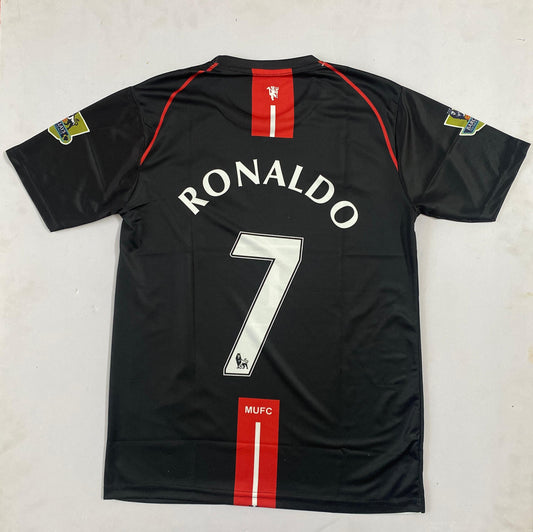 Manchester United 2007-08 Away Ronaldo - Half Embroidery[[[A102]]](("HSRNE"))