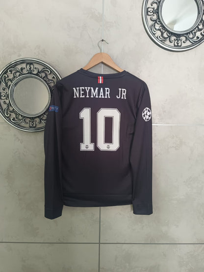 PSG 2018/19 THIRD RETRO NEYMAR FULL SLEEVES EMBROIDERY [[[A111]]](("FSRNE"))