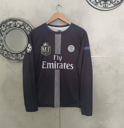 PSG 2018/19 THIRD RETRO NEYMAR FULL SLEEVES EMBROIDERY [[[A111]]](("FSRNE"))