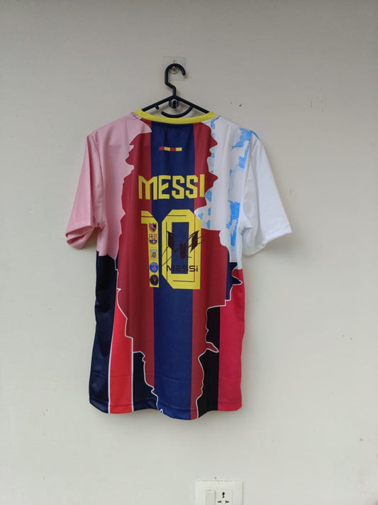 Messi Career Jersey Ultimate Special Edition Premium Quality Embroidery Logo