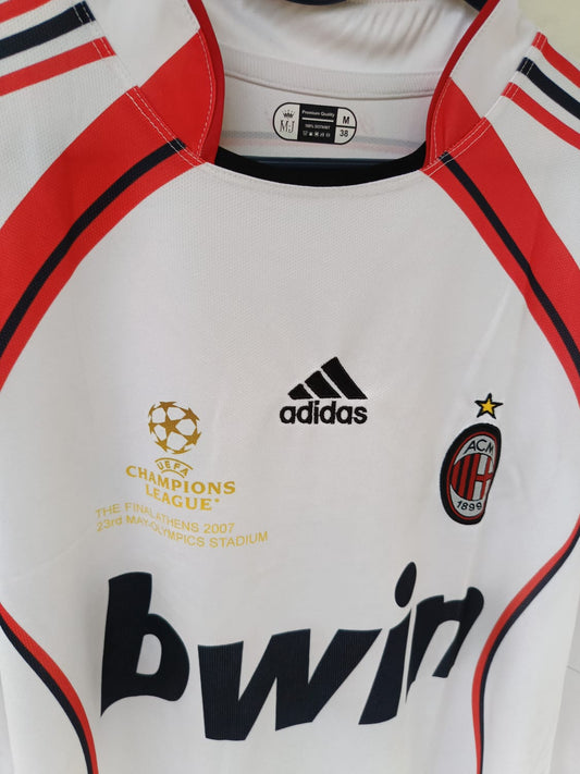 KAKA AC MILAN WHITE FULL SLEEVE EMBROIDERY LOGO