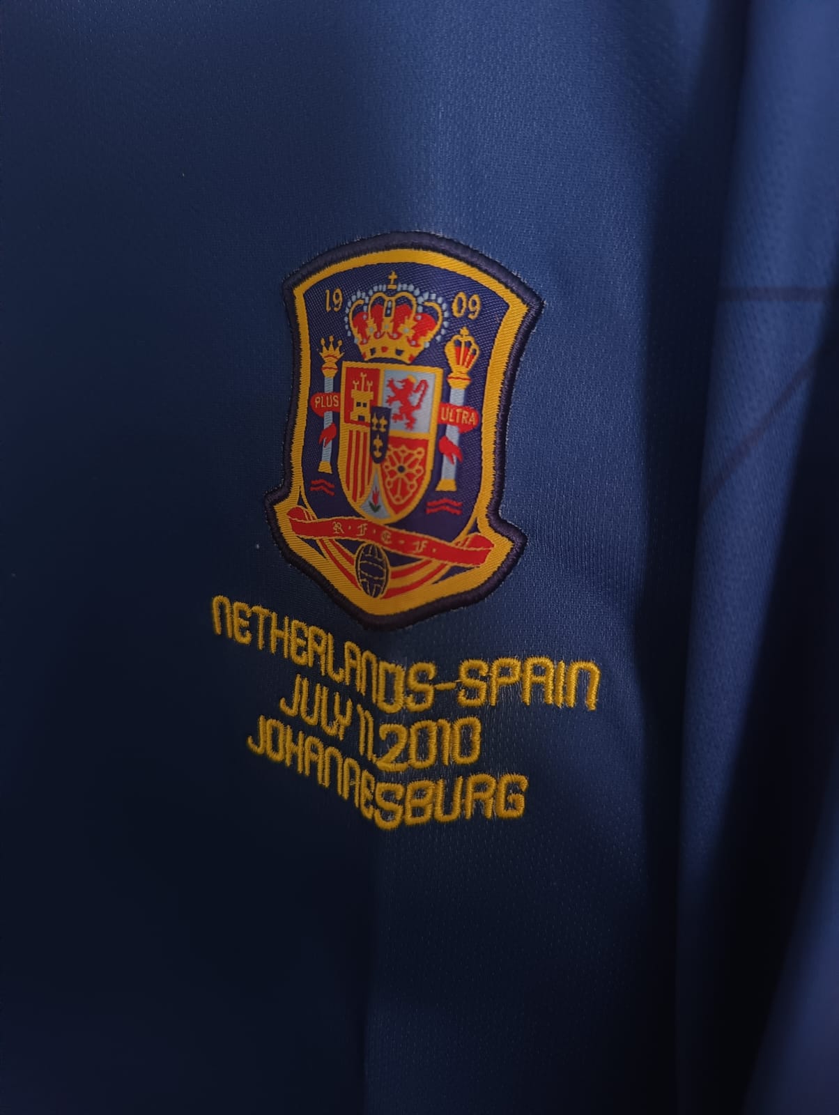SPAIN 2010 AWAY DAVID VILLA WORLD CUP FULL SLEEVE EMBROIDERY [[[A017]]] (("FSRNE"))