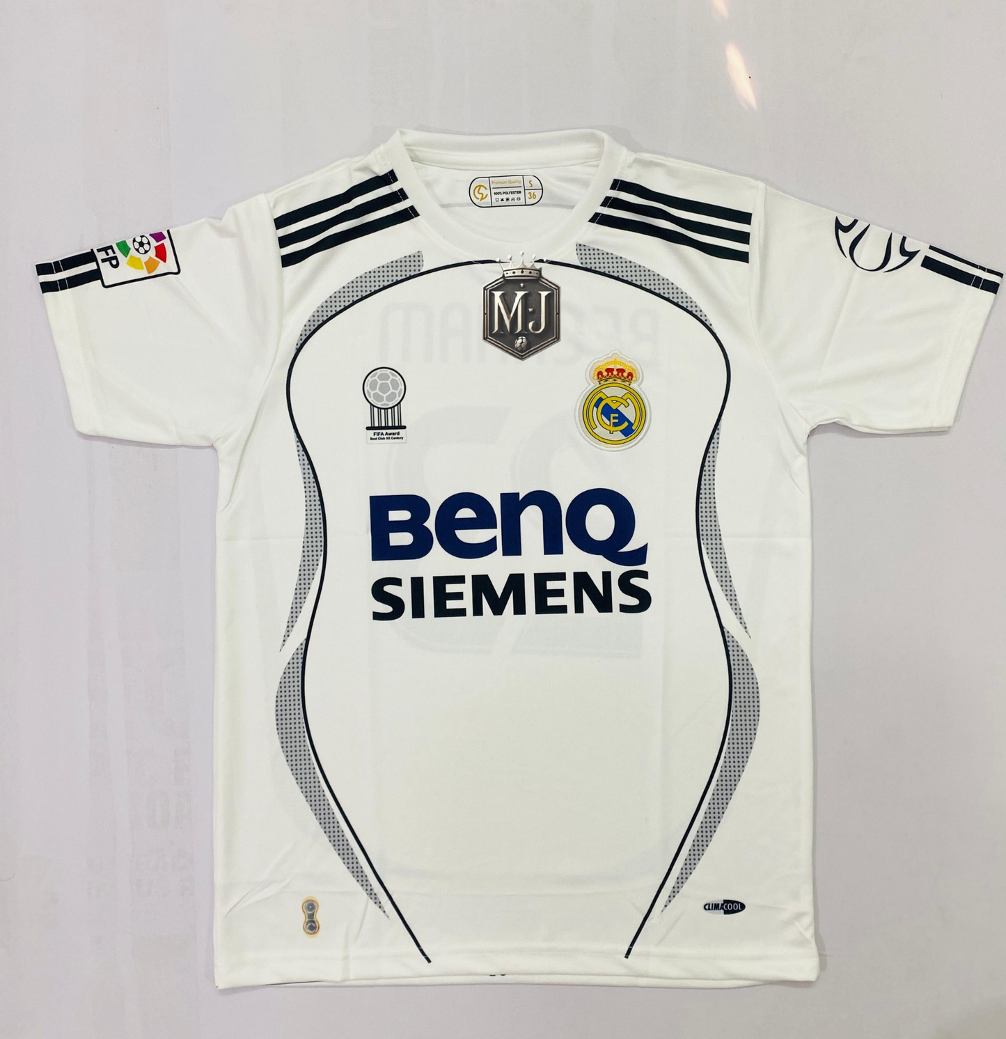 JW OG Madrid 2006-07 Beckham - Half and Embroidery PREMIUM QUALITY(("HS RN EMBROIDERY"))
