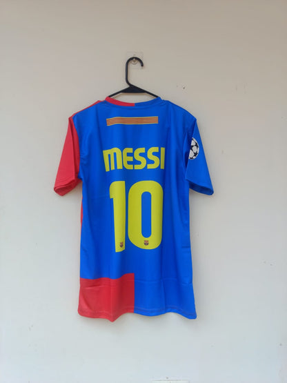 FC Barcelona 2008/2009 Home Half Sleeve — MESSI EMBROIDERY (Copy)