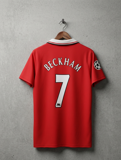 MANCHESTER UNITED 1999 DAVID BECKHAM HALF SLEEVE EMBROIDERY AND ZIP PREMIUM QUALITY[[[A040]]]((“HSZCE”))