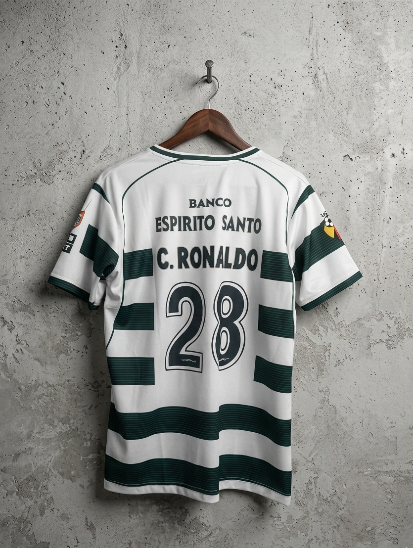 Sporting CP 2001-02 Home Jersey - Half and Embroidery PREMIUM QUALITY[[[A047]]] (("HSVNE"))