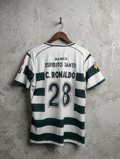 Sporting CP 2001-02 Home Jersey - Half and Embroidery PREMIUM QUALITY[[[A047]]] (("HSVNE"))