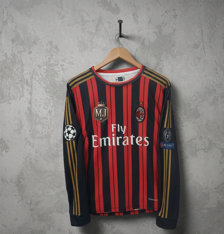 ACMILAN 2013-14 HOME RETRO FULL SLEEVE KAKA[[[A009]]](("FSRNE"))