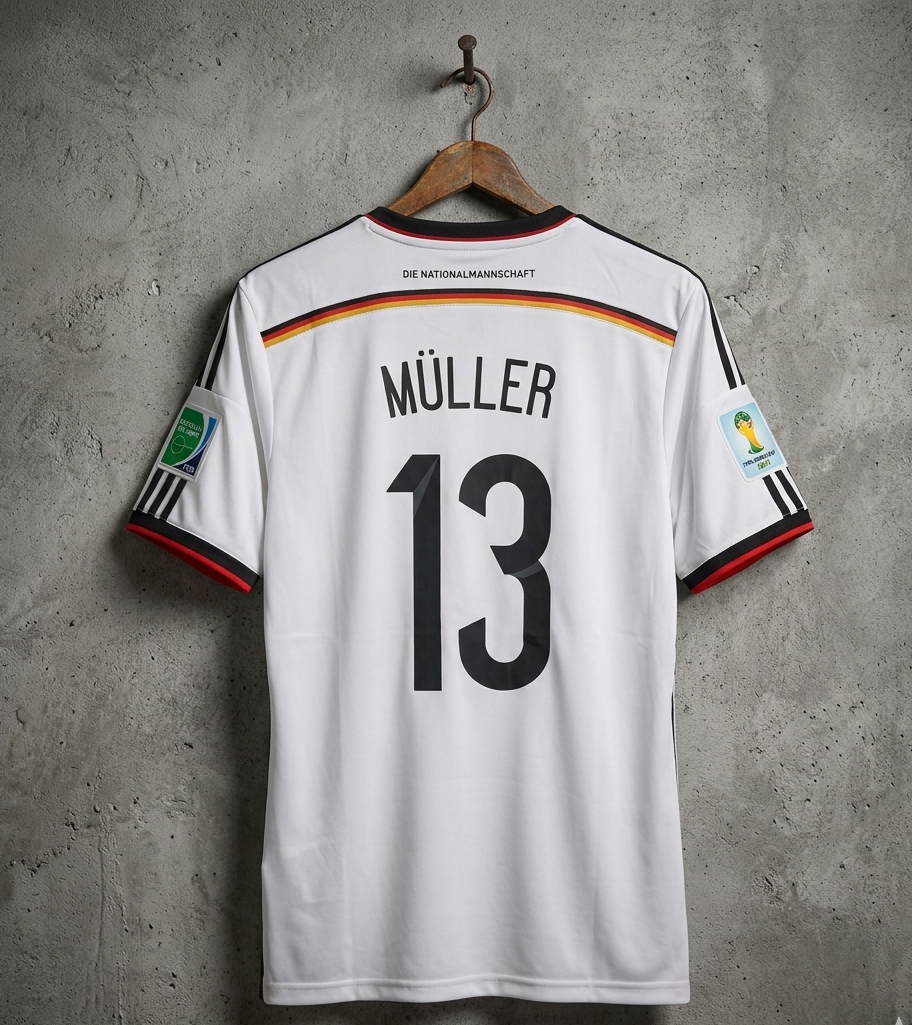 Germany 2014 Home Jersey *MULLER [[[A057]]](("HSVNE"))