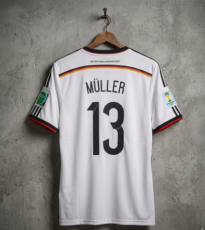 Germany 2014 Home Jersey *MULLER [[[A057]]](("HSVNE"))