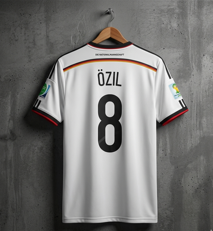 Germany 2014 Home Jersey OZIL [[[A105]]](("HSVNE"))