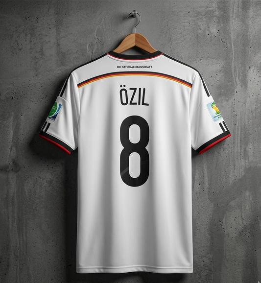 Germany 2014 Home Jersey OZIL [[[A105]]](("HSVNE"))