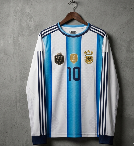 ARGENTINA WORLD CUP FULL SLEEVE EMBROIDERY  [[[A018]]] (("FSRNE"))