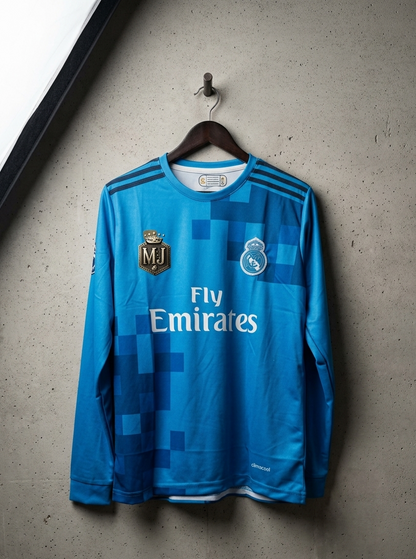 Madrid 2017-18 third full sleeve Embroidery RONALDO (PREMIUM QUALITY)[[[A029]]](("FSRNE"))