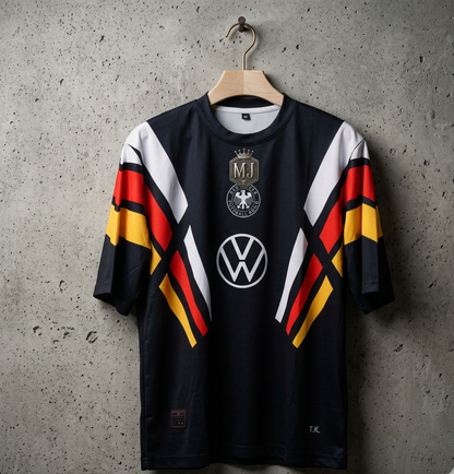 Germany 1996 Away Backenbauer OVERSIZED[[[A078]]](("5SRNE"))