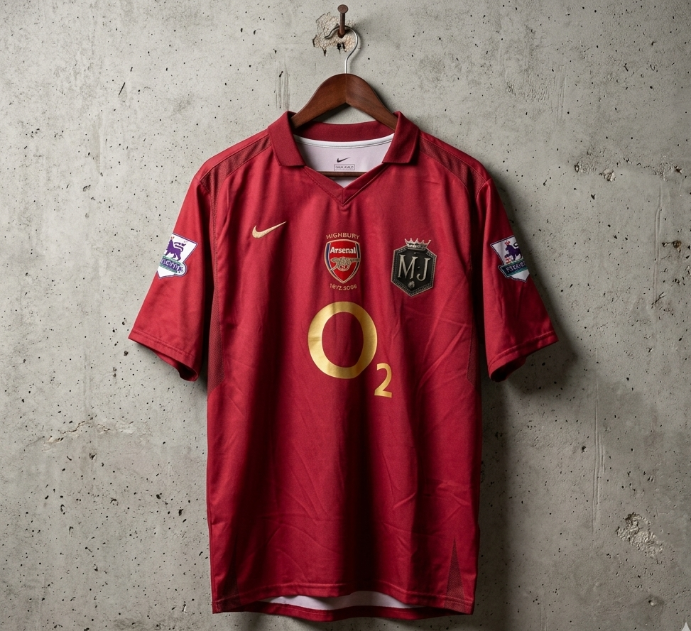 Arsenal FC Retro FIVE SLEEVE HENRY