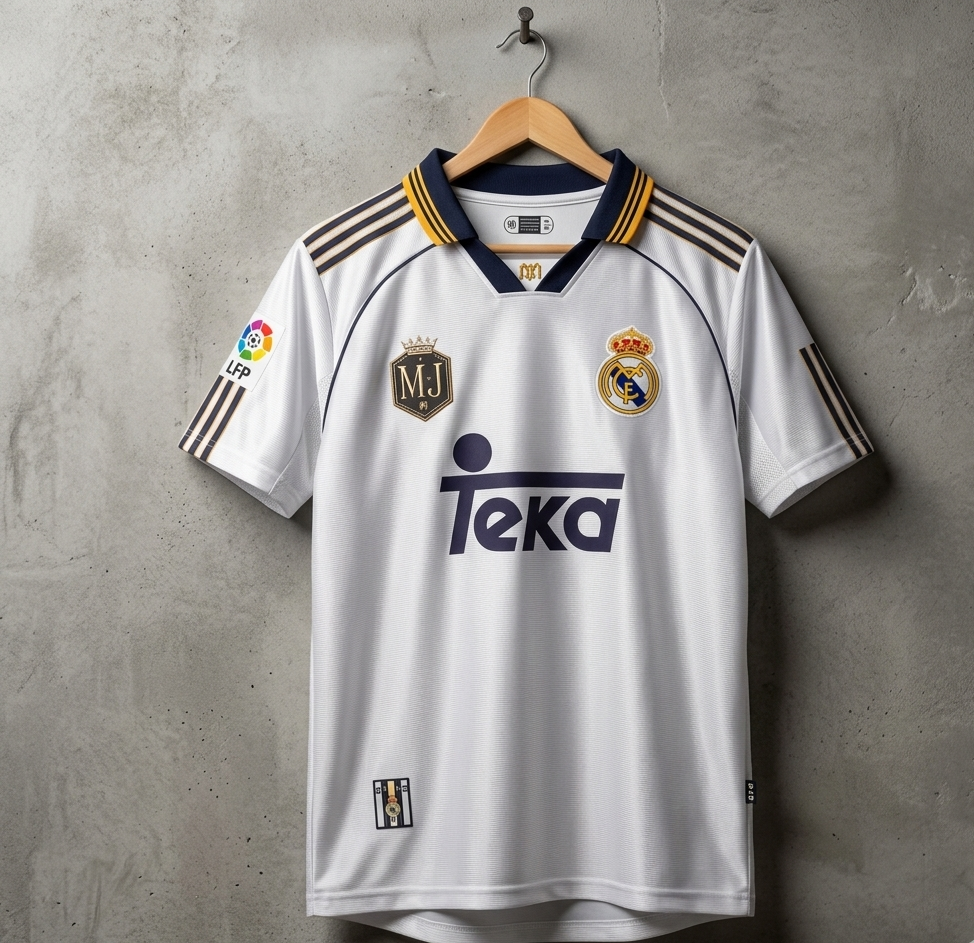 Real Madrid 1999-2000 home jersey RAUL [[[A068]]](("HSCLE"))