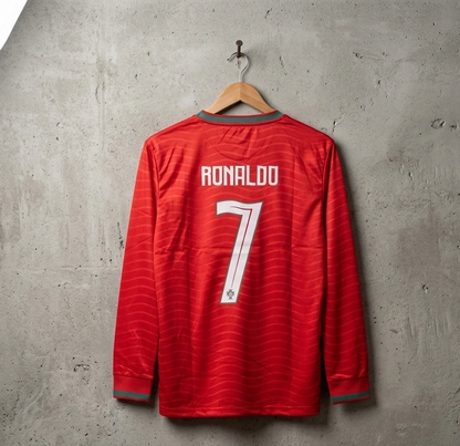 Portugal 2026 worldcup home kit RONALDO  FULL SLEEVE