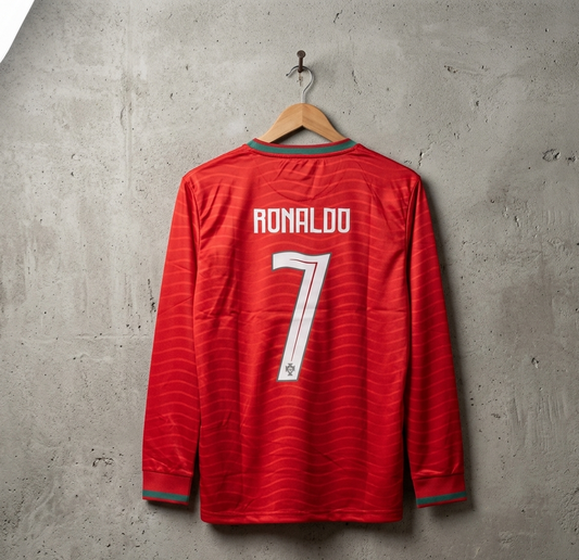 Portugal 2026 worldcup home kit RONALDO  FULL SLEEVE