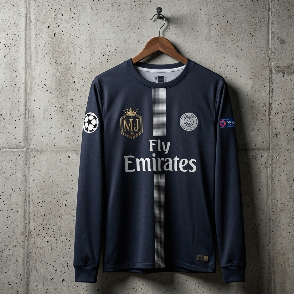 PSG 2018/19 THIRD RETRO NEYMAR FULL SLEEVES EMBROIDERY [[[A111]]](("FSRNE"))