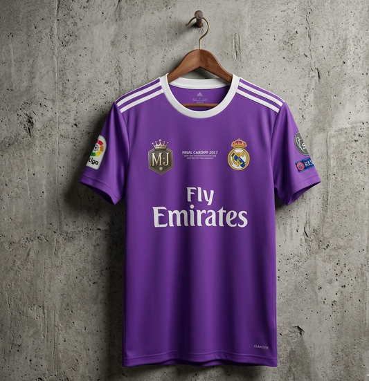 Madrid 2016-17 Away Ronaldo - Half and Embroidery[[[062]]](("HS RN EMBROIDERY"))