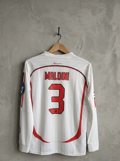 MILAN AWAY 2006-07 EMBROIDERY MALDINI FULL SLEEVE[[[A028]]](("FSPIE"))