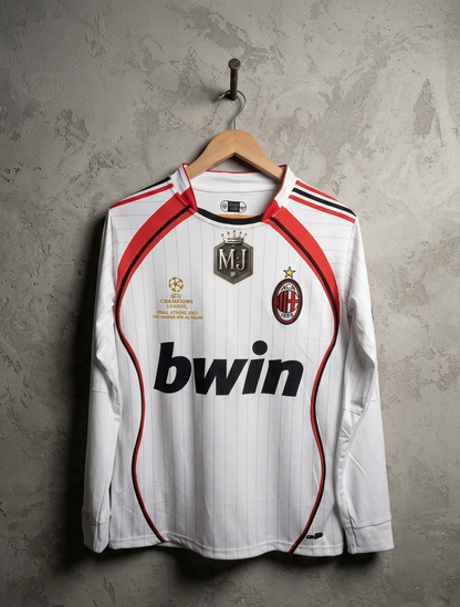 MILAN AWAY 2006-07 EMBROIDERY MALDINI FULL SLEEVE[[[A028]]](("FSPIE"))