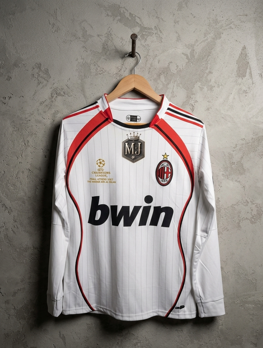 MILAN AWAY 2006-07 EMBROIDERY MALDINI FULL SLEEVE[[[A028]]](("FSPIE"))
