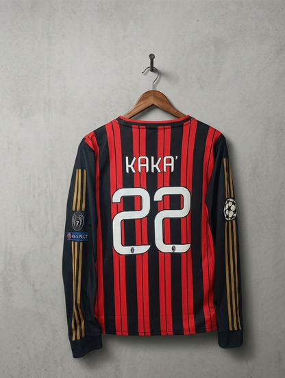 ACMILAN 2013-14 HOME RETRO FULL SLEEVE KAKA[[[A009]]](("FSRNE"))