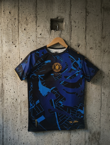CHELSEA CHAMPIONS PLAIN BACK EDITION LIMITED EDITION JERSEY HALF SLEEVE EMBROIDERY LOGOS[[[A014]]](("HSRNE"))