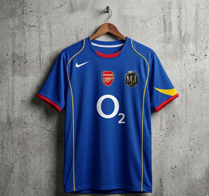 ARSENAL FC 2004-2005 AWAY JERSEY Half sleeves [[[A084]]](("HSRNE"))