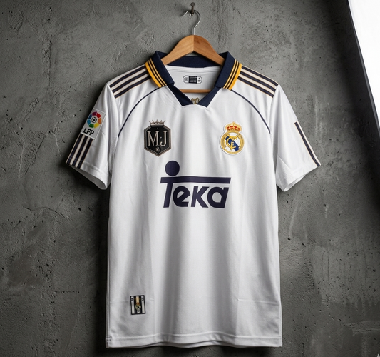 Real Madrid 1999-2000 home jersey R.CARLOS [[[A074]]](("HSCLE"))