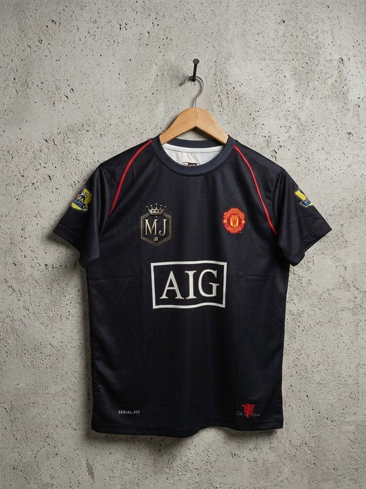 Manchester United 2006–07 Home – Ronaldo 7 Edition (Half Sleeve, Embroidered Crest) 🔴⚫⚡