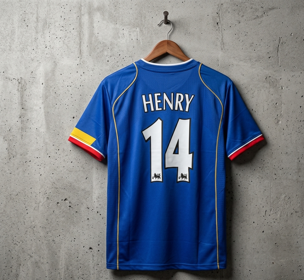 ARSENAL FC 2004-2005 AWAY JERSEY Half sleeves [[[A084]]](("HSRNE"))