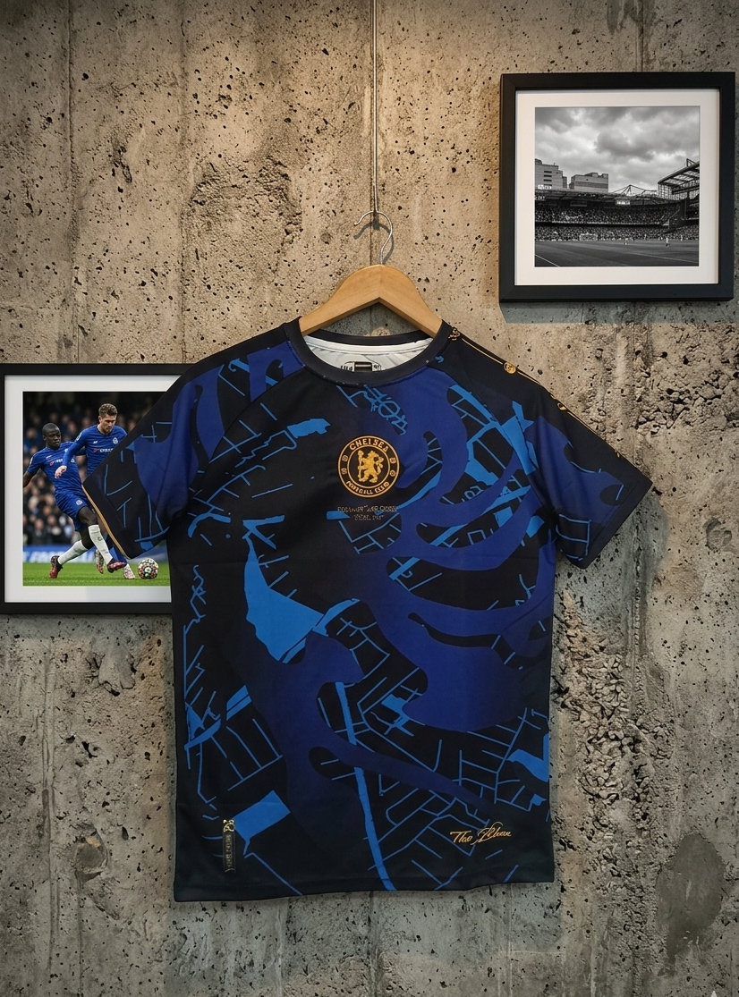 CHELSEA CHAMPIONS EDITION LIMITED EDITION JERSEY HALF SLEEVE EMBROIDERY LOGOS[[[A011]]](("HSRNE"))