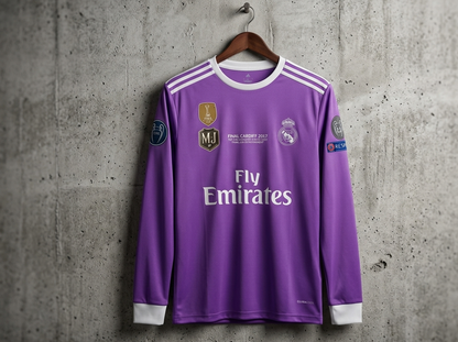 REAL 2016 AWAY PURPLE FULL SLEEVE PRE BOOKING [[[A087]]] (("FSRNE"))