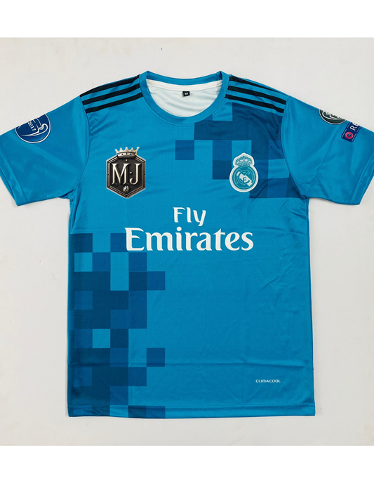 Real Madrid 2017-18 Third Ronaldo - Half and Embroider PREMIUM[[[A075]]](("HSRNE"))