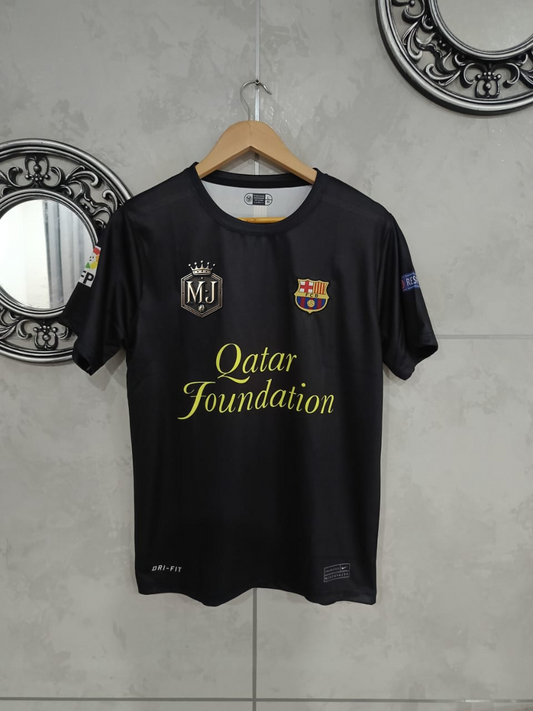 FC Barcelona 2011–12 Away – Messi Edition (Half Sleeve, Embroidered Crest) 🟠🔵🐐 (Copy)