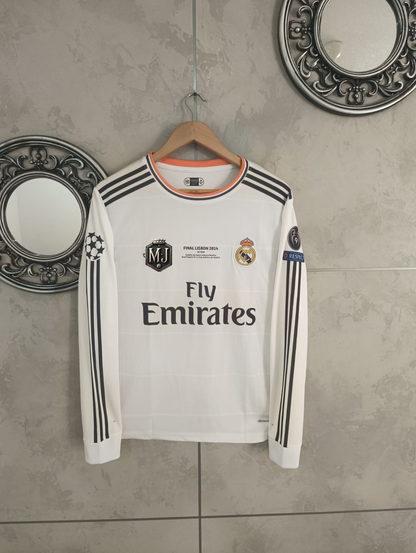 Real Madrid 2013-14 SERGIO RAMOS - Full Sleeve & Embroidery[[[A077]]](("FSRNE"))